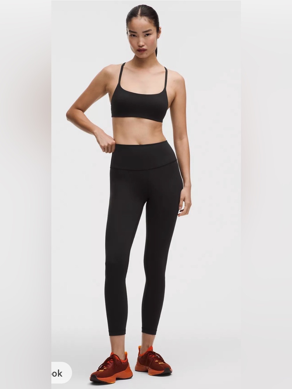 🖤 Lululemon Wunder Train High Rise Tight 25” Size 2 Training Leggings 🖤
